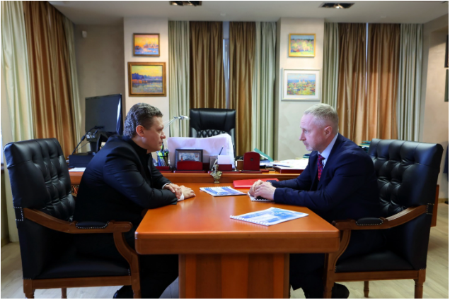 Врио Губернатора Вологодской области провёл рабочую встречу с руководителем регионального Управления Росреестра.